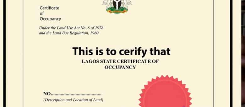 Land with C of O in Abuja